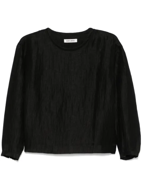 Henrik Vibskov Keyhole blouse Black AW24KEYF208
