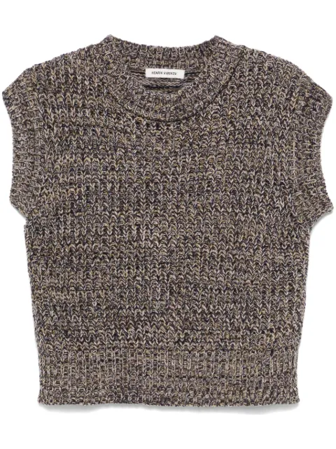 Henrik Vibskov Six End vest Blue AW24KEYF703