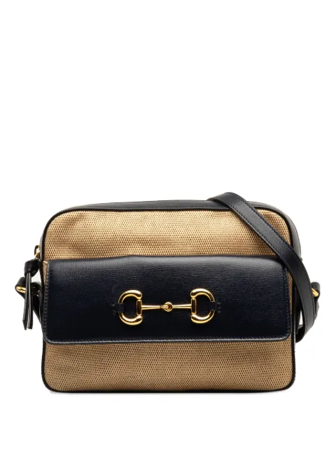 Gucci Pre-Owned 2016-2023 Horsebit 1955 Flap Pocket Camera crossbody bag Brown 0WIKDBA071JSZ9GI