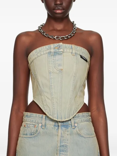 VETEMENTS denim top Blue WE64TO100S