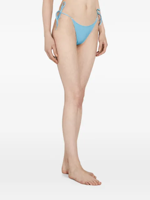 VETEMENTS stretch-jersey bikini bottoms Blue WE64SW351Z