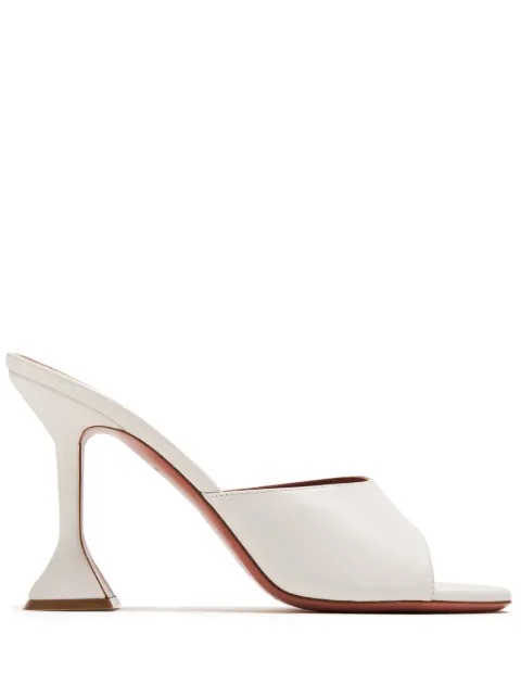 Amina Muaddi Lupita sandals White LUPITASLIPPER95