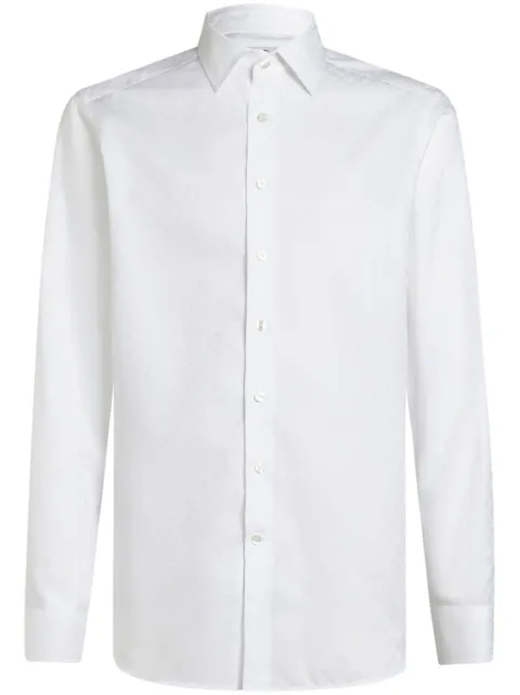ETRO jacquard cotton shirt White MRIB000199TJ537
