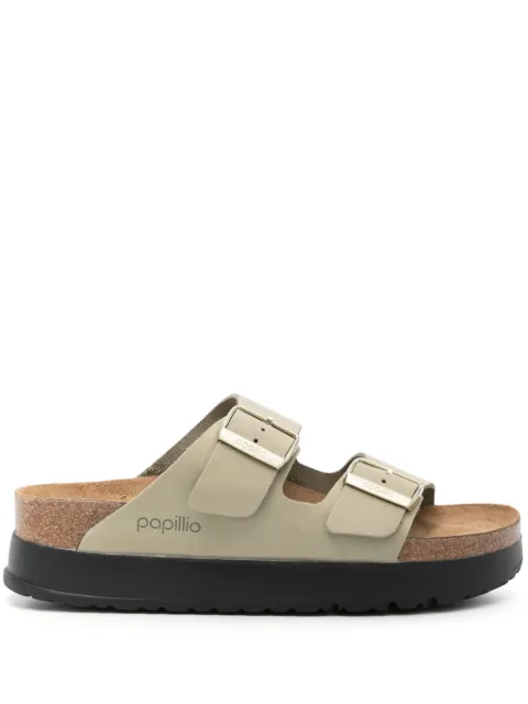 Birkenstock Arizona leather platform sandals Neutrals 1026971