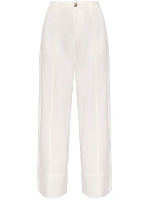 rag & bone high-rise wide-leg jeans White WDD24P29912FWH