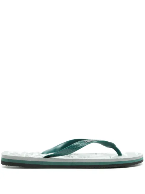 Maison Kitsuné x Havaianas Hawaiian flip flops Green TC0001520O417