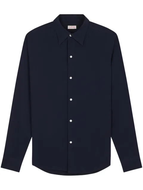 FURSAC pointed-collar shirt Blue FHPCH00202