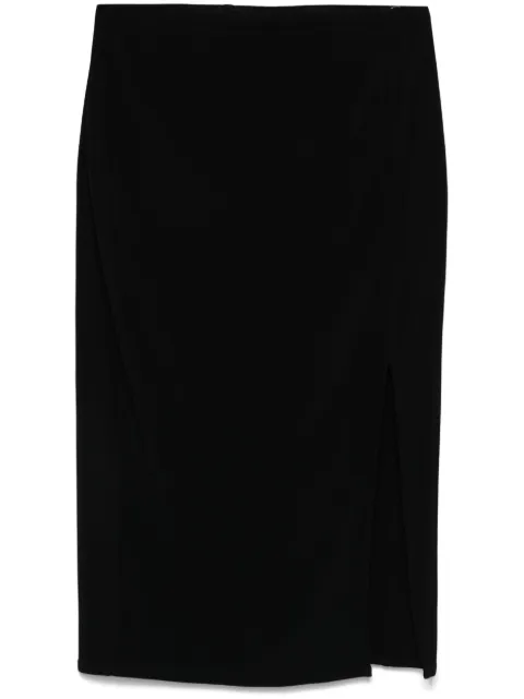 Jade Cropper draped midi skirt Black AW24CO20240301009