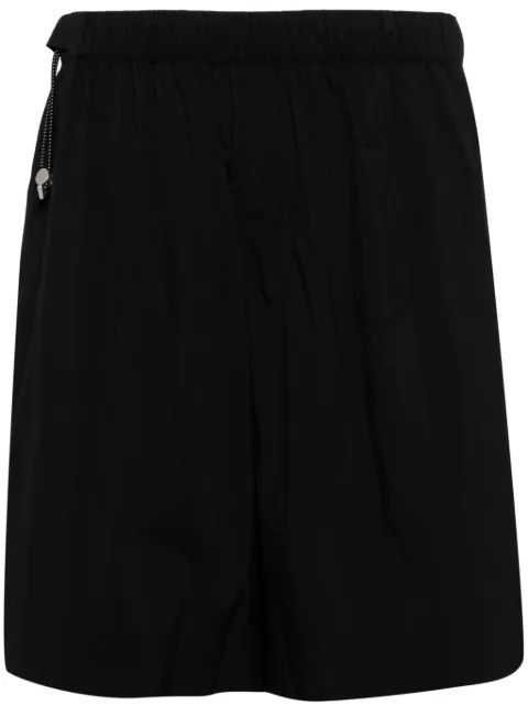 CROQUIS elasticated-waistband bermuda shorts Black 9O4E10400
