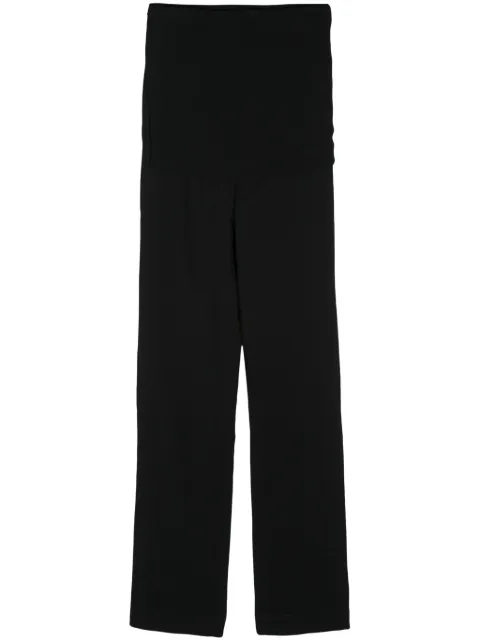 Paris Georgia Apron straight-leg trousers Black PG675B