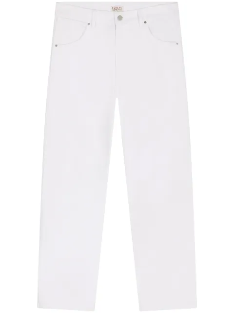 FURSAC logo-embroidered jeans White FHPJE00010