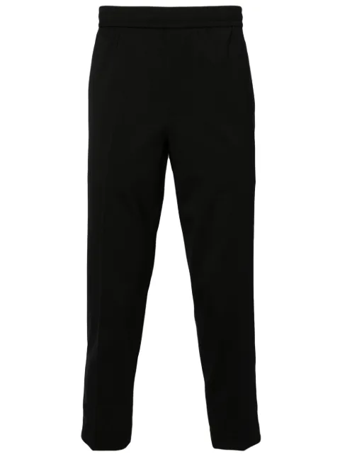 Neil Barrett drawstring-waist tapered trousers Black MY30114LY000
