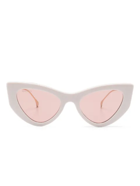 Gucci Eyewear Double G cat-eye sunglasses Neutrals GG1565S003