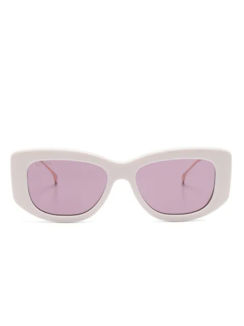 Gucci Eyewear Double G butterfly-frame sunglasses Pink GG1566S003