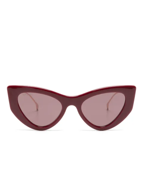 Gucci Eyewear Double G cat-eye sunglasses Red GG1565S004