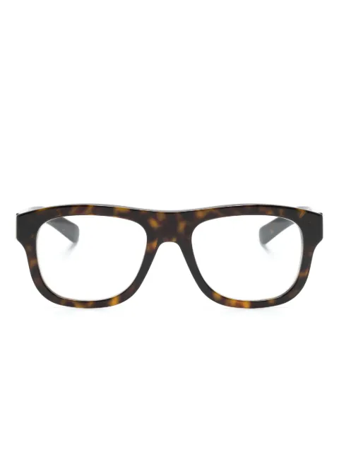 Gucci Eyewear rectangle-frame glasses Brown GG1509O002