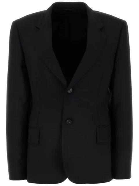 Balenciaga two-button cotton blazer Black 790919TOT03