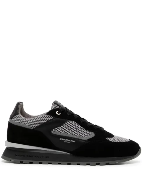 Android Homme Zuma lace-up panelled sneakers Black AHP24123