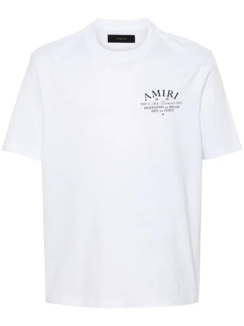AMIRI logo-print cotton T-shirt White AMJYTE1071