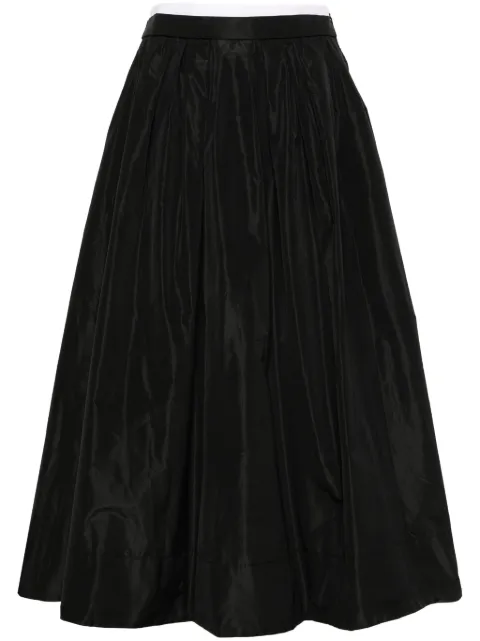 Maje maxi skirt with contrast waistband Black MFPJU01291