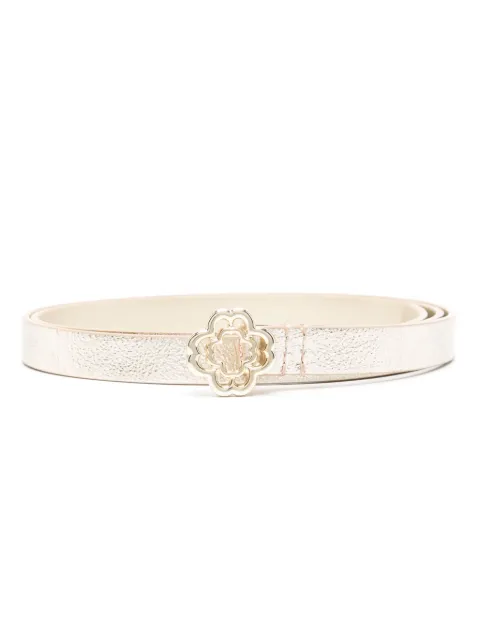 Maje slim belt with Clover buckle Gold MFACE00378