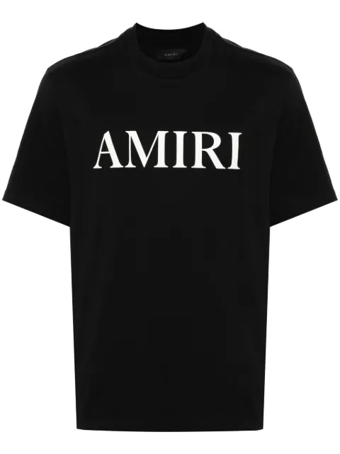 AMIRI rubberised-logo T-shirt Black AMJYTE1073