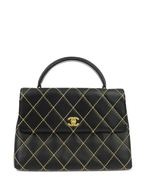 CHANEL Pre-Owned 2005 Wild Stitch handbag Black 9203520