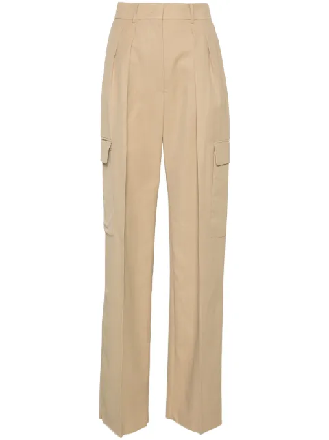 Sportmax pleat-detail trousers Neutrals 2412131042600