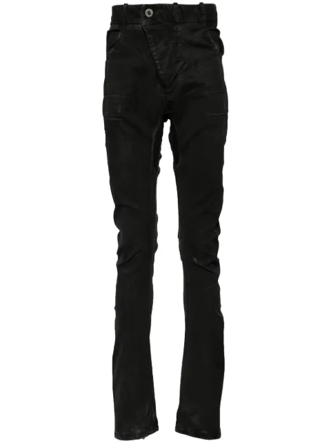 Boris Bidjan Saberi drop-crotch skinny trousers Black P13RFF1939