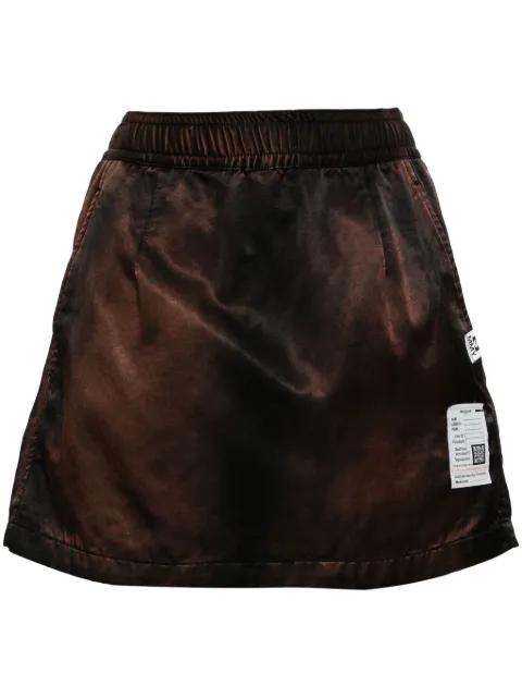 Maison MIHARA YASUHIRO mini wraparound skorts Black K12PT002