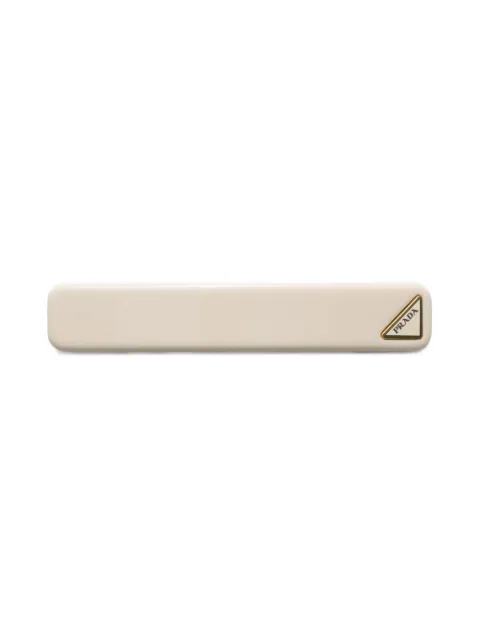 Prada triangle-logo hair clip Neutrals 1IF1342CN4