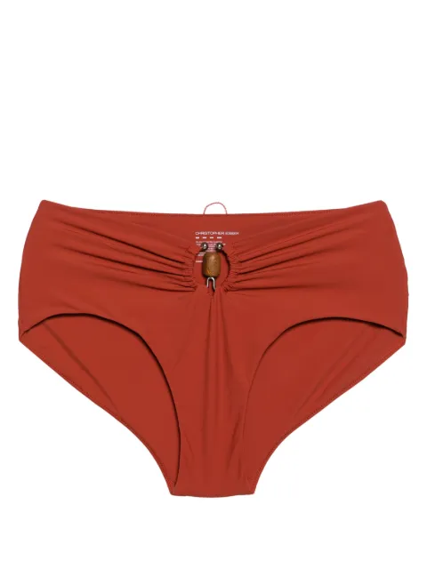 Christopher Esber Crystal Orbit swim briefs Brown 24027099