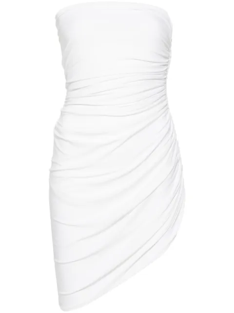 Norma Kamali Diana strapless minidress White KK1243PLB34944