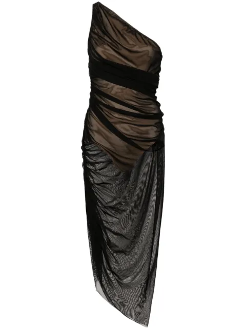 Norma Kamali Diana one-shoulder gown Black ST1293MN287001
