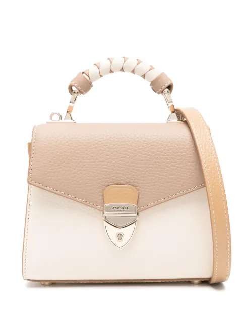 Aspinal Of London mini Mayfair top-handle bag Neutrals 042286932890000