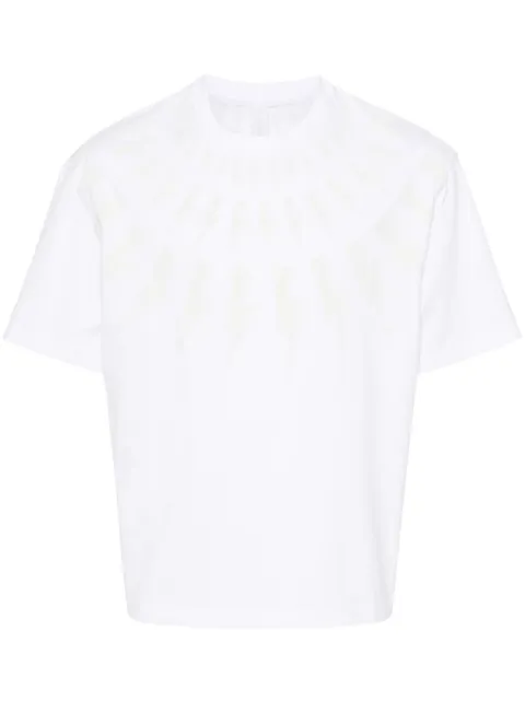 Neil Barrett Thunderbolt-print cotton T-shirt White MY70167AY524