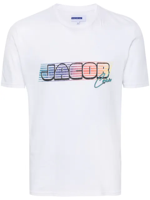 Jacob Cohën logo-print cotton T-shirt White U4R0404M4467