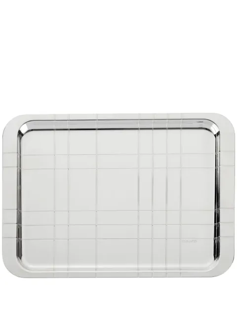 Christofle Graphik rectangular tray (21cm x 30cm) Silver 3570660484610