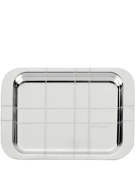 Christofle Graphik rectangular tray (10cm x 15cm) Silver 3570660484573