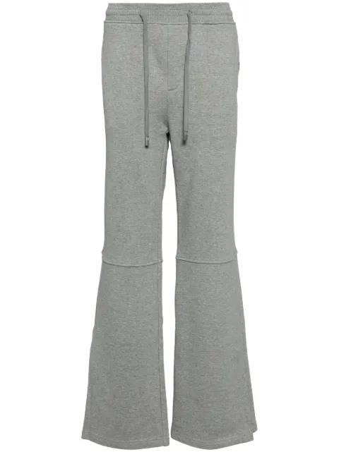 C2h4 panelled-design cotton trousers Grey R007PT070C