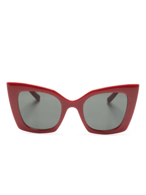 Saint Laurent Eyewear SL 552 oversize-frame sunglasses Red SL552