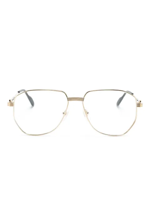 Cartier Eyewear pilot-frame glasses Gold CT0484O