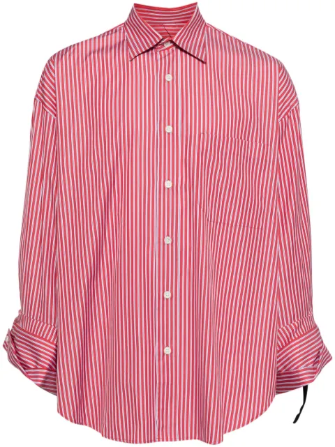 marina yee striped cotton shirt Red MYSHIRT1REDWHT