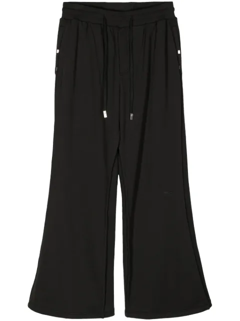 C2h4 cotton wide-leg track pants Black R009PT053