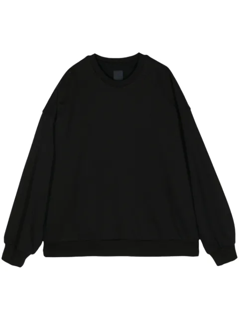 Juun.J embroidered-motif cotton sweatshirt Black JC4241P525