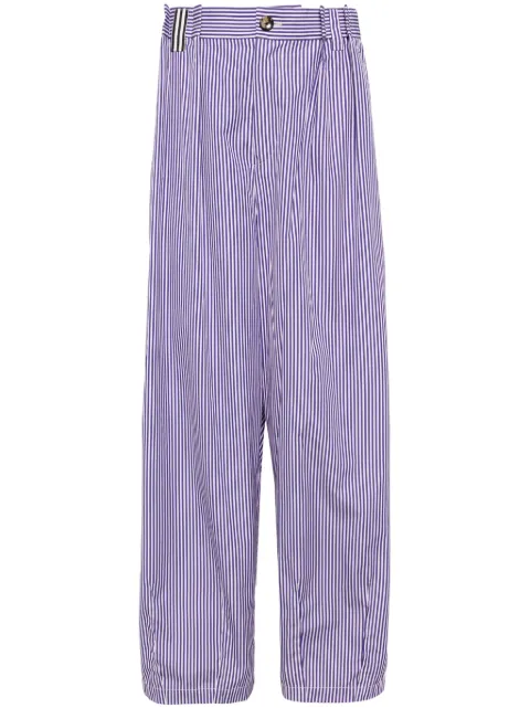 marina yee Jim striped trousers Blue JIM