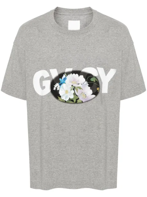 Givenchy mélange cotton T-shirt Grey BM71JB3YL9