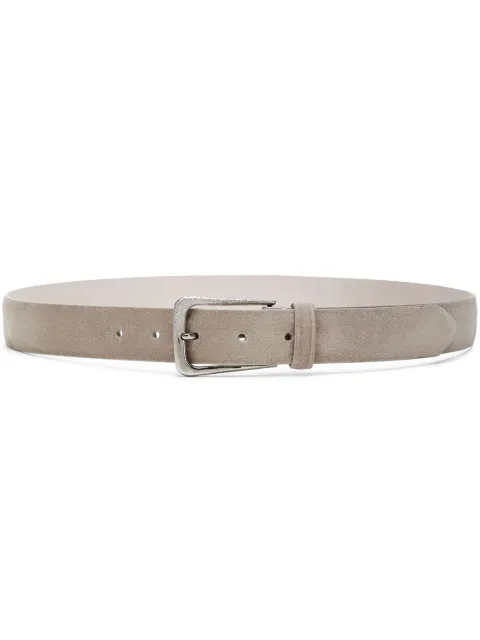Brunello Cucinelli leather belt Grey M0DELC33GC5859