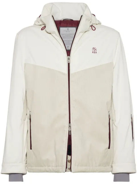 Brunello Cucinelli Mountain padded parka White MY427KG04CHO58