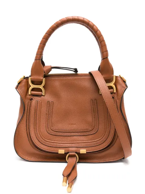 Chloé Marcie Double Carry tote bag Brown CHC22AS628I31